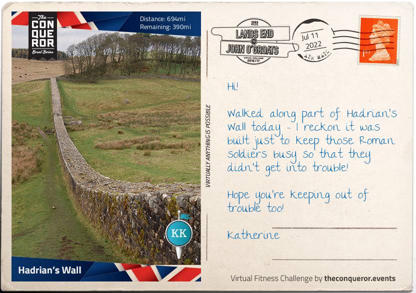 Hadrian's Wall Postcard