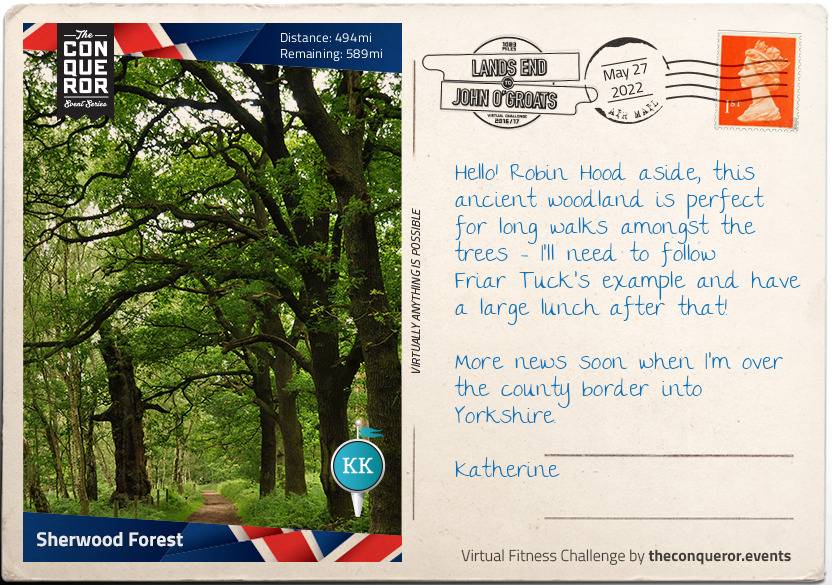 Sherwood Forest Postcard